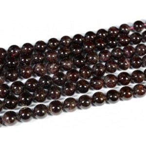 Нитка гранат шарик 11-12мм 32шт Нитка гранат шарик 11-12мм 32шт