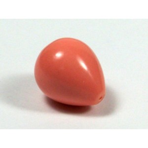 Бусины для серег из коралла имитация капля 9*9*11мм, отверстие с одной стороны Бусины для серег из коралла имитация капля 9*9*11мм, отверстие с одной стороны