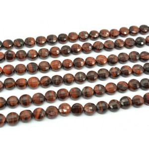 Бусины из бычьего глаза круг гр.10мм, 39см, 38 бусин