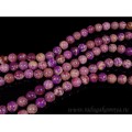Бусины из варисцита (иск.) шарик 12мм цвет сиреневый, 39см, 33 бусины