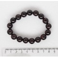 Браслет из граната, шарик 11-12мм