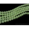 Бусины из кварца снежного тонированного шарик 10мм св.зеленый, 37см, 39 бусин. Бусины из кварца снежного тонированного шарик 10мм св.зеленый, 37см, 39 бусин.