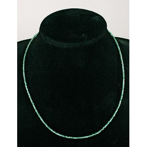 Бусы изумруд, шарик 2мм огранка