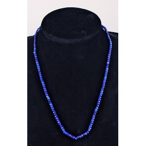 Бусы из лазурите (афг.), шарик 3.5мм огранка, 42-44см