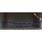 Бусы из лазурите (афг.), шарик 3.5мм огранка, 42-44см