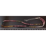 Бусы из турмалина разноцветного, шарик 3мм огранка