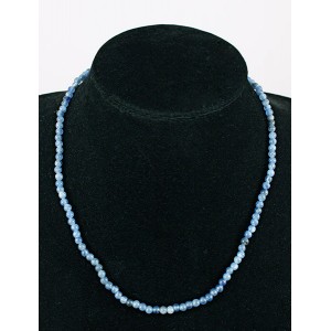 Бусы из кианита, шарик 5-6мм, все шарики со спилами