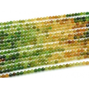 Бусины из турмалина шарик гр.3мм, 38,5см, 122 бусины