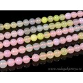 Бусины из халцедона шарик 10мм, 38,5см, 38 бусин (иск.)