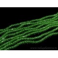 Бусины из циркона кукуруза гр.6мм цвет светло-зеленый, 46,5см, 98 бусин Бусины из циркона кукуруза гр.6мм цвет светло-зеленый, 46,5см, 98 бусин