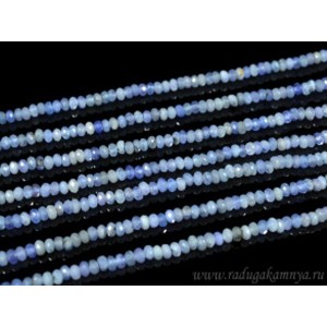 Бусины из танзанита кукуруза гр.3,5мм, 39см, 180 бусин Бусины из танзанита кукуруза гр.3,5мм, 39см, 180 бусин