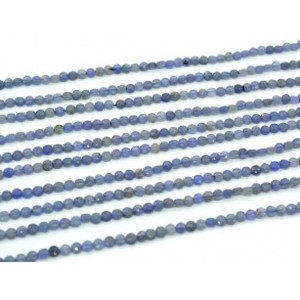 Бусины из танзанита круг гр.3,5мм, 38см, 108 бусин