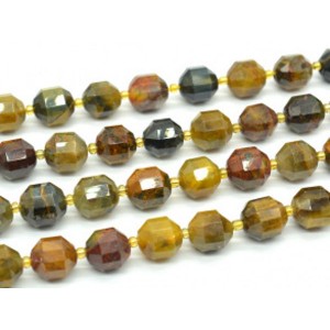 Бусины из петерсита шарик с гранями 11мм, 19,5см, сет 14 бусин