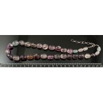 Бусы из флюорита 45см, бочонки 16х12мм