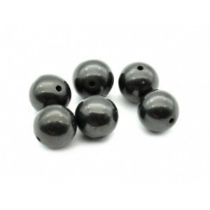 Бусины из шунгита шарик 12мм, 1шт