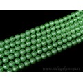 Бусины акриловые шарик тисненый 10мм цвет мятный, 40см, 42 бусины