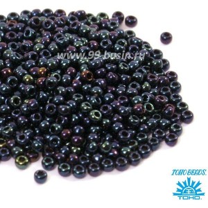 Бисер TOHO №15 цвет 0082 синий ирис ЯПОНИЯ пакет 5 граммов