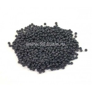 Бисер Чехия натуральный  глазурованный, размер 10, арт. 26412, серые тона, упаковка 10 грамм