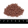 Бисер Чехия глазурованный, размер 8, арт. 01770 жемчужные медные тона, 10 грамм