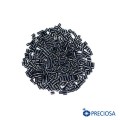 Микростеклярус гладкий, непрозрачный жемчужный блеск гематит, размер 1 (2,5*1,9 мм) арт. 49102, 10 гр, Чехия