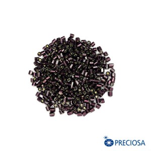 Рубка Чехия PRECIOSA гранёный, Огонёк тёмно-сиреневые тона, размер 9 (ок.3 мм), арт. 27080, 10 грамм