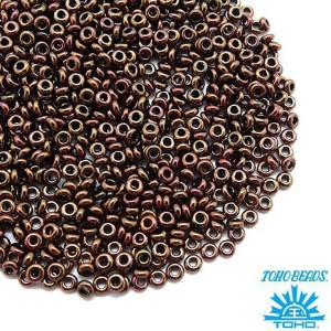 Бисер TOHO Demi Round №11 цвет 0501 медный меланж ЯПОНИЯ 5 граммов