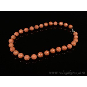 Бусы из авантюрина искусственного шарик 12мм, 46см