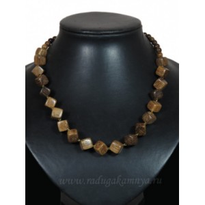 6508 Бусы деревянные, 48см