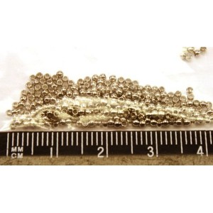 Кримпы 1 мм никель (мелкие) 2,5 гр /около 250 шт.