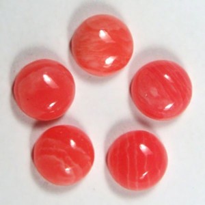 Кабошон агат красный (искусственный), 8*8*4мм
