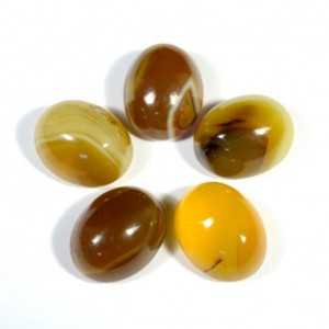 Кабошон из агата тонированного, 20*25*14мм