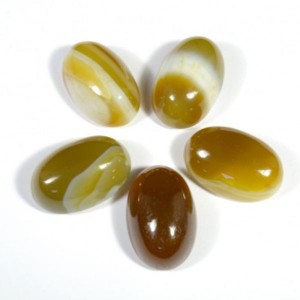 Кабошон из агата тонированного, 20*30*14мм +-2мм.