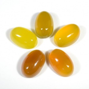 Кабошон из агата тонированного, 20*30*14мм +-2мм.