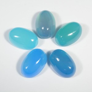 Кабошон из агата тонированного, 20*30*14мм +-2мм.