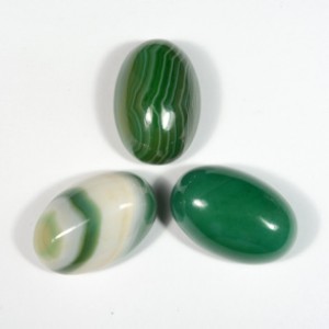 Кабошон из агата тонированного, 20*30*14мм +-2мм.