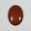 Кабошон из авантюрина овал, 30*40*8мм.