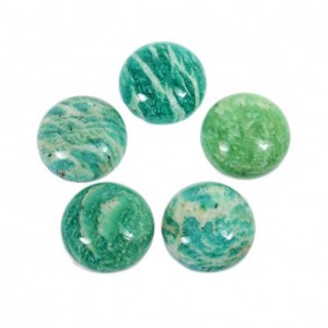 Кабошон из амазонита круг, 15*15*5мм Кабошон из амазонита круг, 15*15*5мм