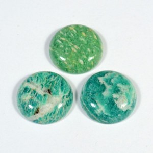 Кабошон из амазонита круг, 20*20*6мм.