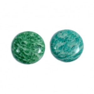 Кабошон из амазонита круг, 22*22*6мм