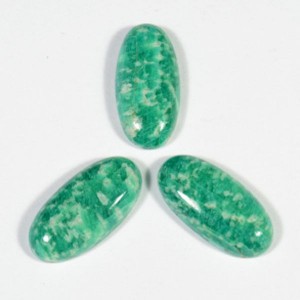 Кабошон из амазонита овал, 12*24*5мм.