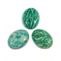 Кабошон из амазонита овал, 15*20*6мм.