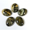 Кабошон из змеевика овал 15*20*5мм