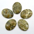 Кабошон из змеевика овал 30*40*6мм Кабошон из змеевика овал 30*40*6мм