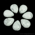 Кабошон из кахолонга искусственного капля, 15*20*7мм.