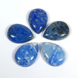 Кабошон из лазурита капля, 18*25*6мм