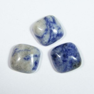 Кабошон из лазурита квадрат, 16*16*6мм.