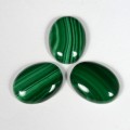 Кабошон из малахита, 15*20*5мм.