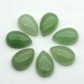 Кабошон из нефрита искусственного капля, 10*15*5мм.