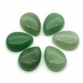 Кабошон из нефрита искусственного капля, 15*20*7мм.
