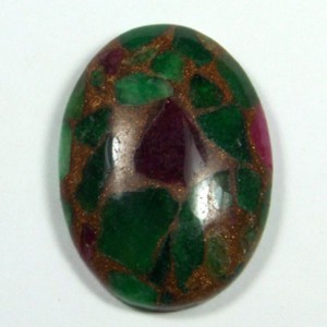 Кабошон из варисцита, 22*30*6,5мм